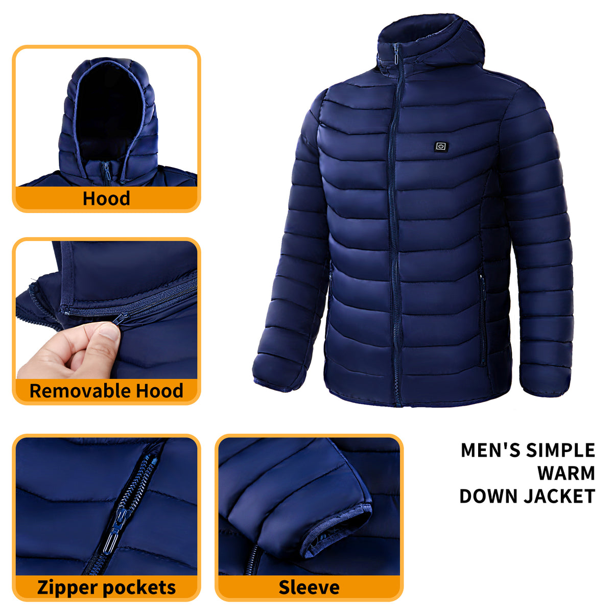 Iron Heat 9-Zone Heated Puffer Jacket, view 9