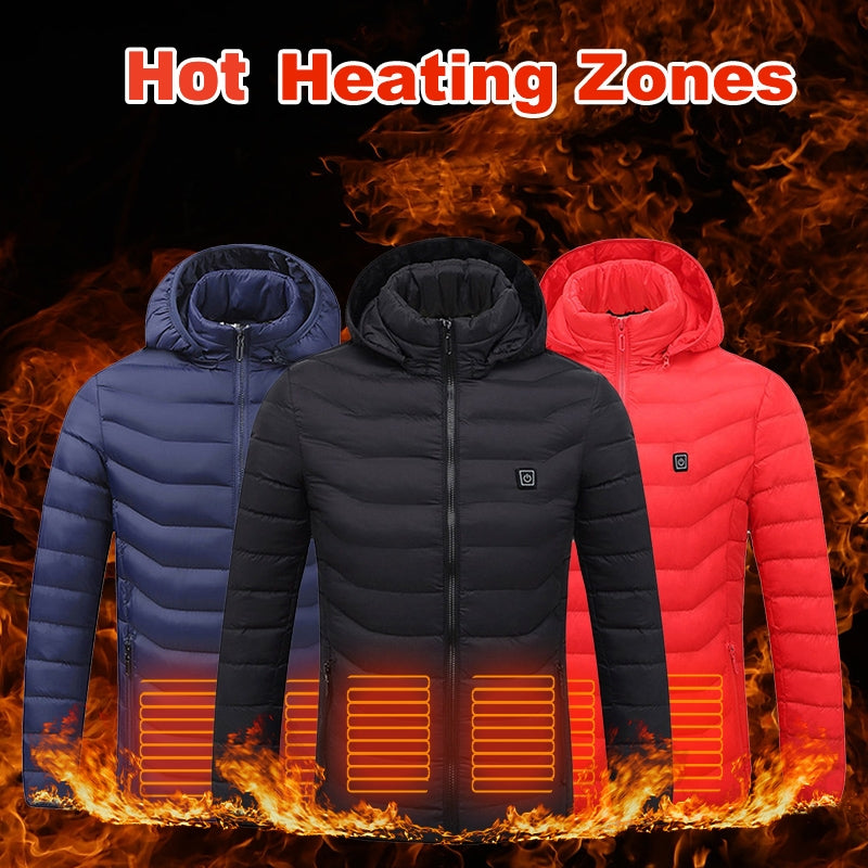 Iron Heat 9-Zone Heated Puffer Jacket, view 1